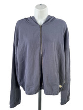Vuori Women's Azure Blue Laguna Full Zip Hoodie Sweatshirt - L