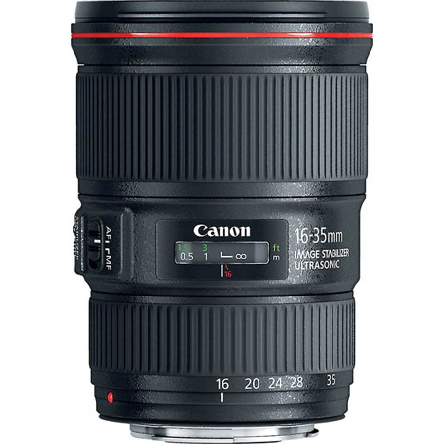 Canon EF 16-35mm f/4L IS USM L Series wide-angle zoom lens for Canon EOS SLR cameras