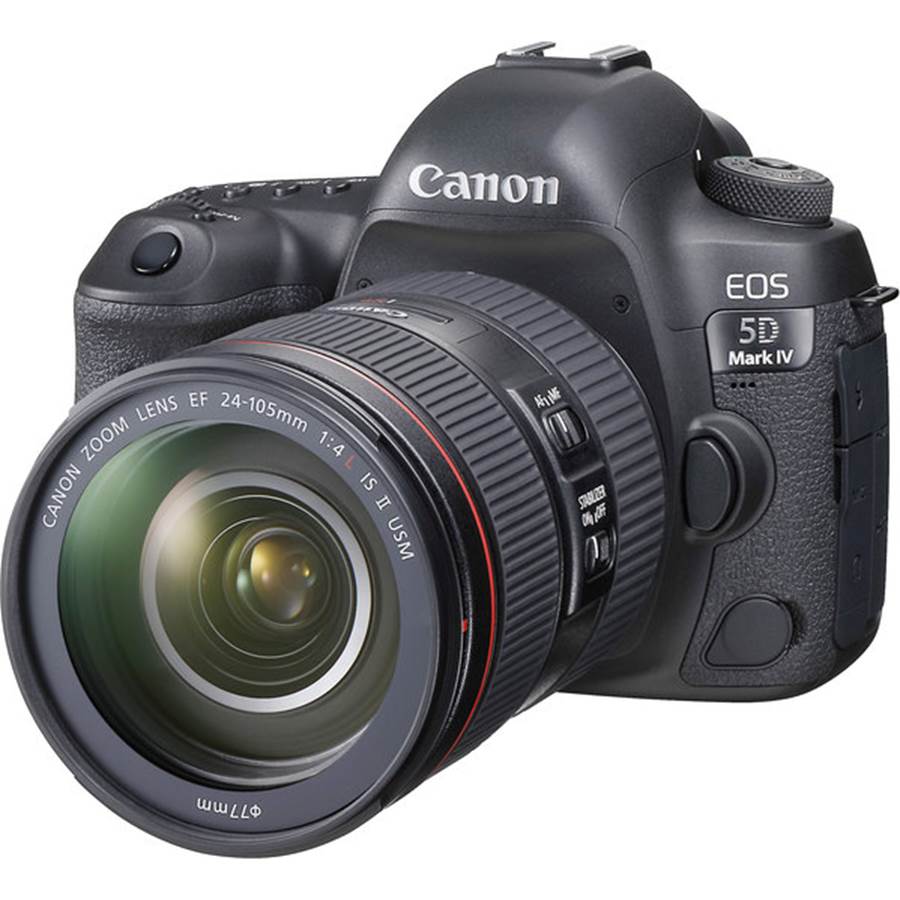 Canon EOS 5D Mark IV L-series Zoom Lens Kit 30.4-megapixel full-frame digital SLR camera with EF 24-105mm f/4L IS II USM lens and Wi-Fi