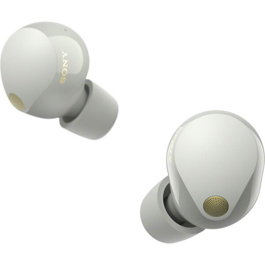 Sony WF-1000XM5 True wireless earbuds with adaptive noise cancellation and Bluetooth - Silver