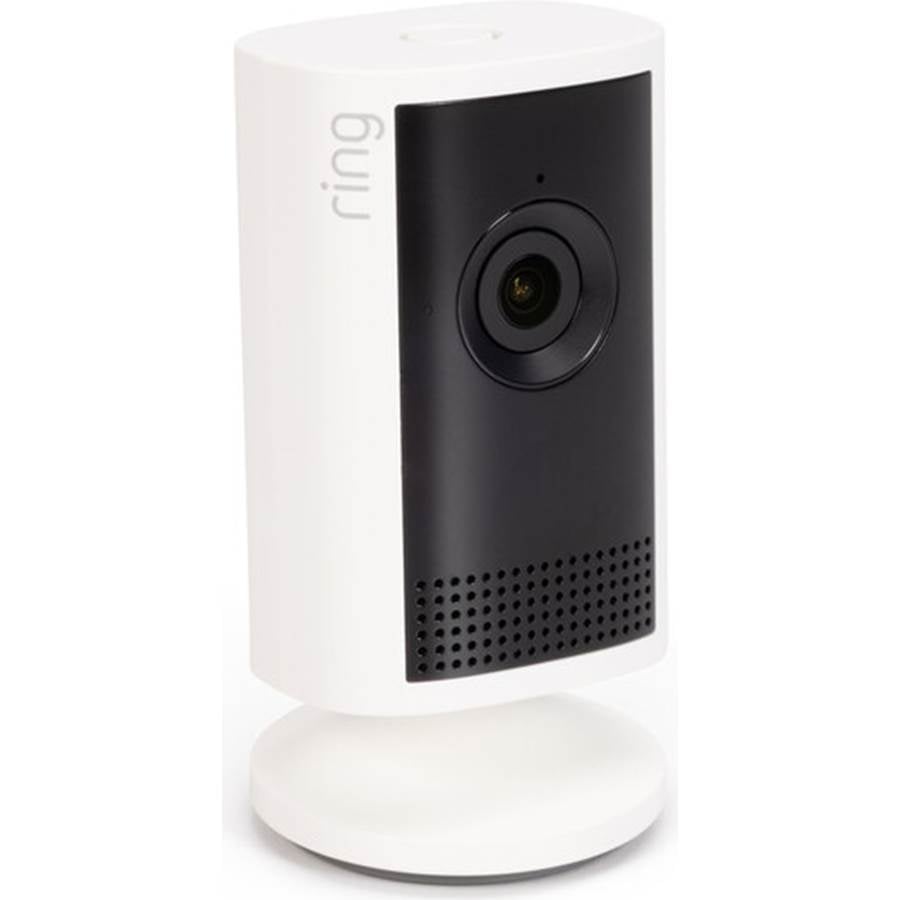 Ring Indoor Cam Plus (Plug In, 2nd Gen) Wired indoor 2K security camera with two-way communication - White