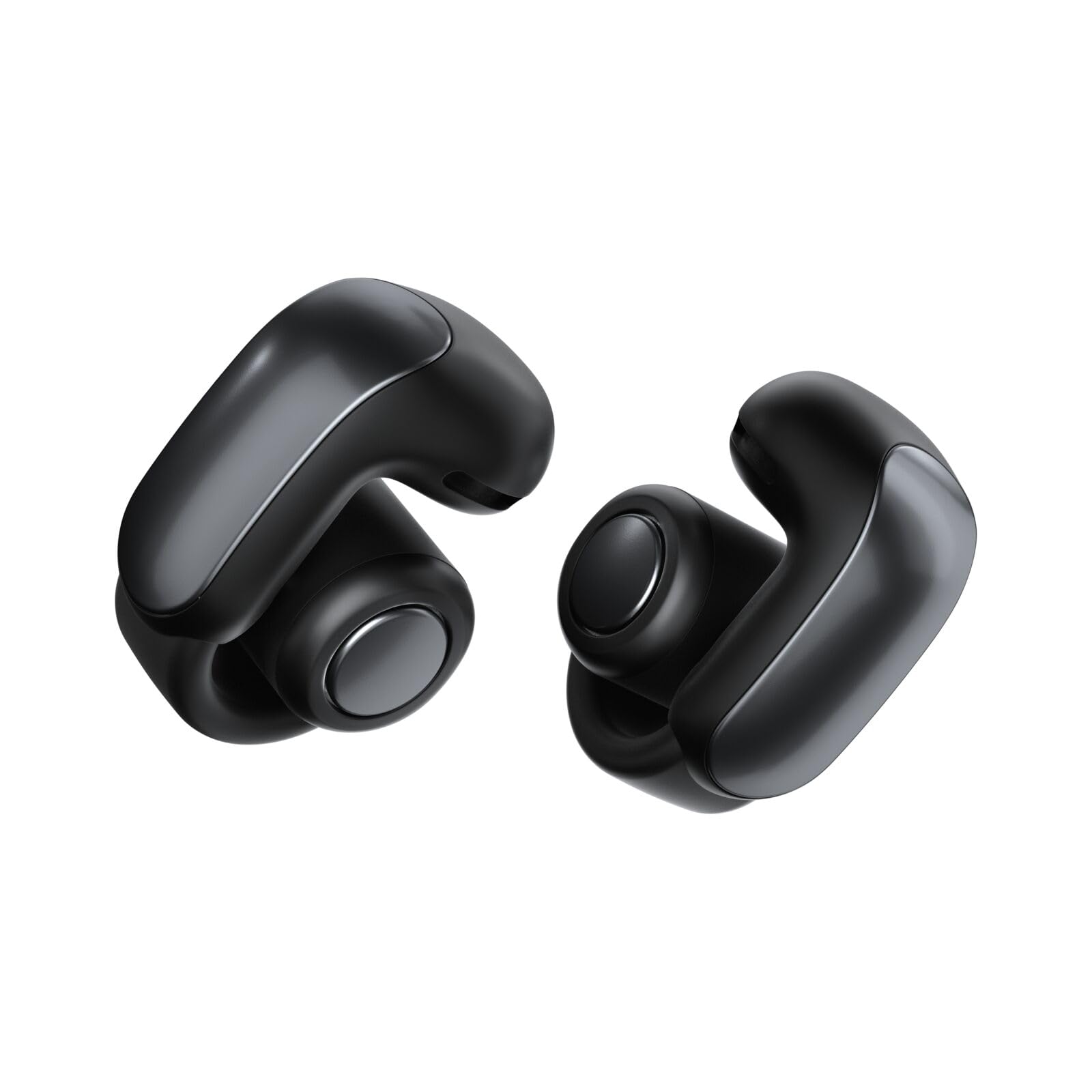 Bose Ultra Open Earbuds - Bluetooth Open Ear Earbuds with OpenAudio for Awareness, Clip-On Design for Comfort, Water Resistant, Up to 48 Hrs of Playtime, Black